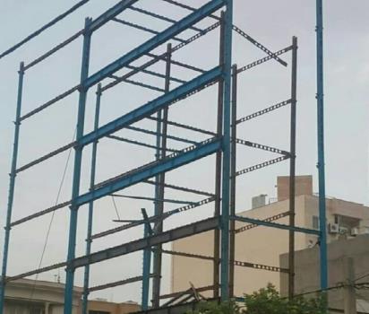 حكایت فروریزش اسكلت فلزی سازه نیمه كاره و ربط آن به زلزله تهران
